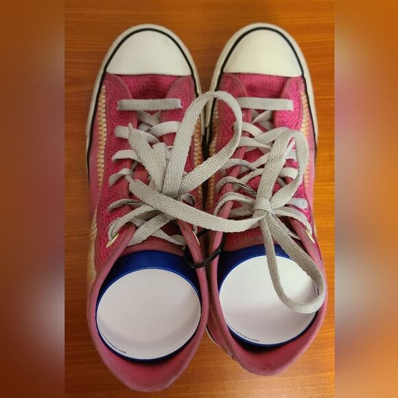 Kids Size 6.5 - Converse Chuck Taylor All Star Eva Lift High Tops embroidered - Picture 7 of 9